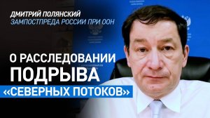 Запад блокирует расследование взрывов «Северных потоков»: зампостпреда РФ о заседании Совбеза ООН