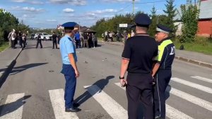 12-летний питбайкер протаранил Infiniti в Уфе и погиб