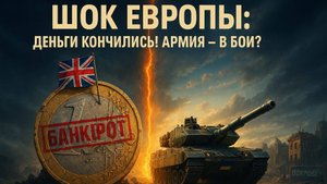 💸🔥 Крах Евросоюза? Деньги Британии и Франции на исходе, а Германия уже отправляет армию!