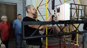 Установка верхней механики сцены Абанского РДК приёмка работ исполненных по контракту 25 08 2025г