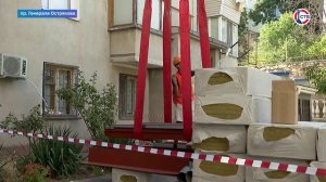 В севастопольском доме Nº128 на проспекте Генерала Острякова кровля отремонтирована на 80%