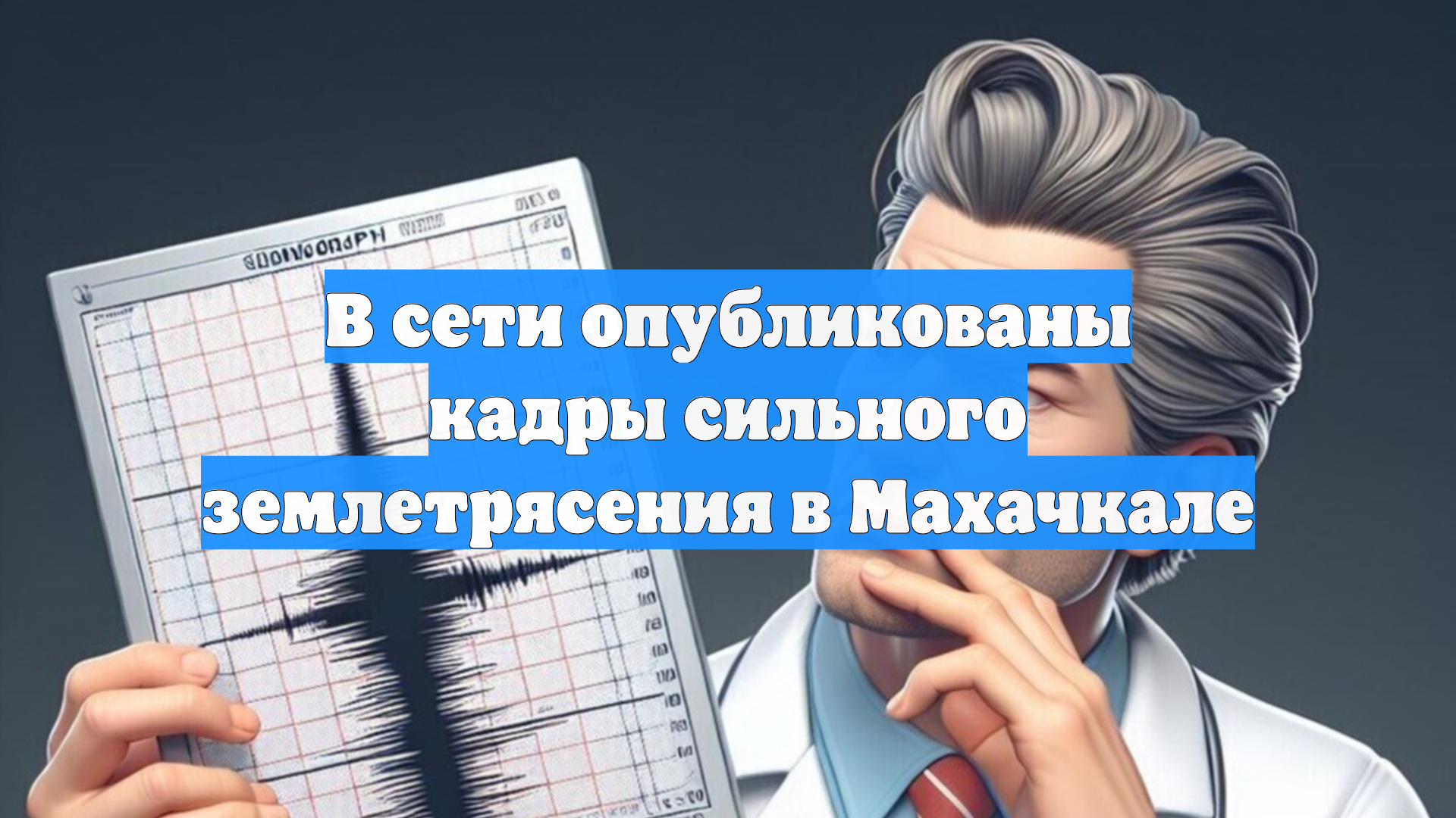 В сети опубликованы кадры сильного землетрясения в Махачкале