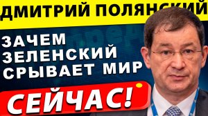 Зачем Зеленский срывает мирные договорённости — правда без цензуры | Дмитрий Полянский