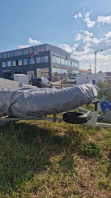 Лодка Касатка 385 на лодочном прицепе МЗСА 81771С.012. Видео обзор Трейли смотреть онлайн