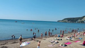 Лермонтова море пляж погода наладилась