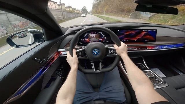 BMW I7 Electric 2023 POV Test Drive
