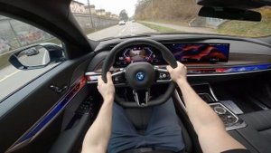BMW i7 Electric 2023 POV Test Drive