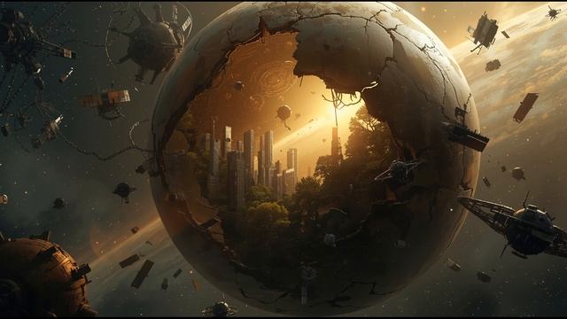 The Ruined World-Fruit 🌌 3-Hour Dystopian Ambience ｜ Artificial Ecosystem ｜ Cosmic Ruin Soundscape-