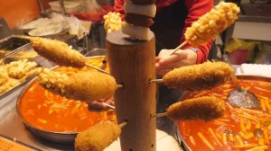 Острый рисовый пирог, Токпокки - Корейская уличная еда