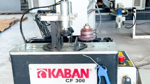 KABAN CF 3060 Автоматически станок для фрезеровки торца импоста на 2 фрезы — OBBU.RU