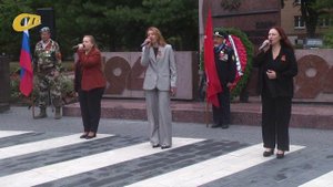 В СКВЕРЕ ВОИНСКОЙ СЛАВЫ ПРОШЕЛ МИТИНГ, ПОСВЯЩЕННЫЙ 82-Й ГОДОВЩИНЕ ПОБЕДЫ В КУРСКОЙ БИТВЕ