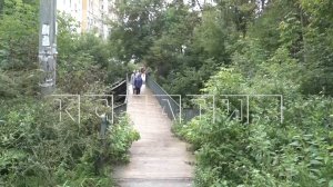 Пешеходный мост, соединяющий переулок Светлогорский и улицу Пушкина, заменят
