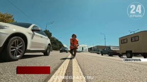 В Крыму обновляют дорожную разметку возле учебных учреждений