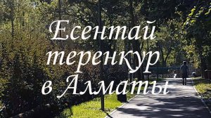 Прогулка по Есентай теренкур в Алматы. Август 2025