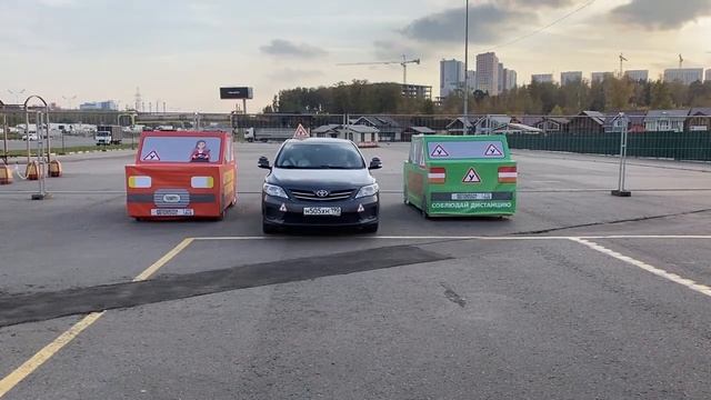 Площадка автошколы Мегаполис в Строгино