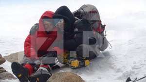 Появились фото Натальи Наговициной с переломом при попытке спасения с пика Победы