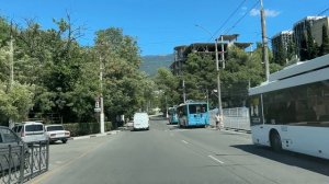 Ялта. Вокруг автовокзала. С Киевской на Московскую ул. Реконструкция. 12.08.25. Крым. Crimea. Yalta