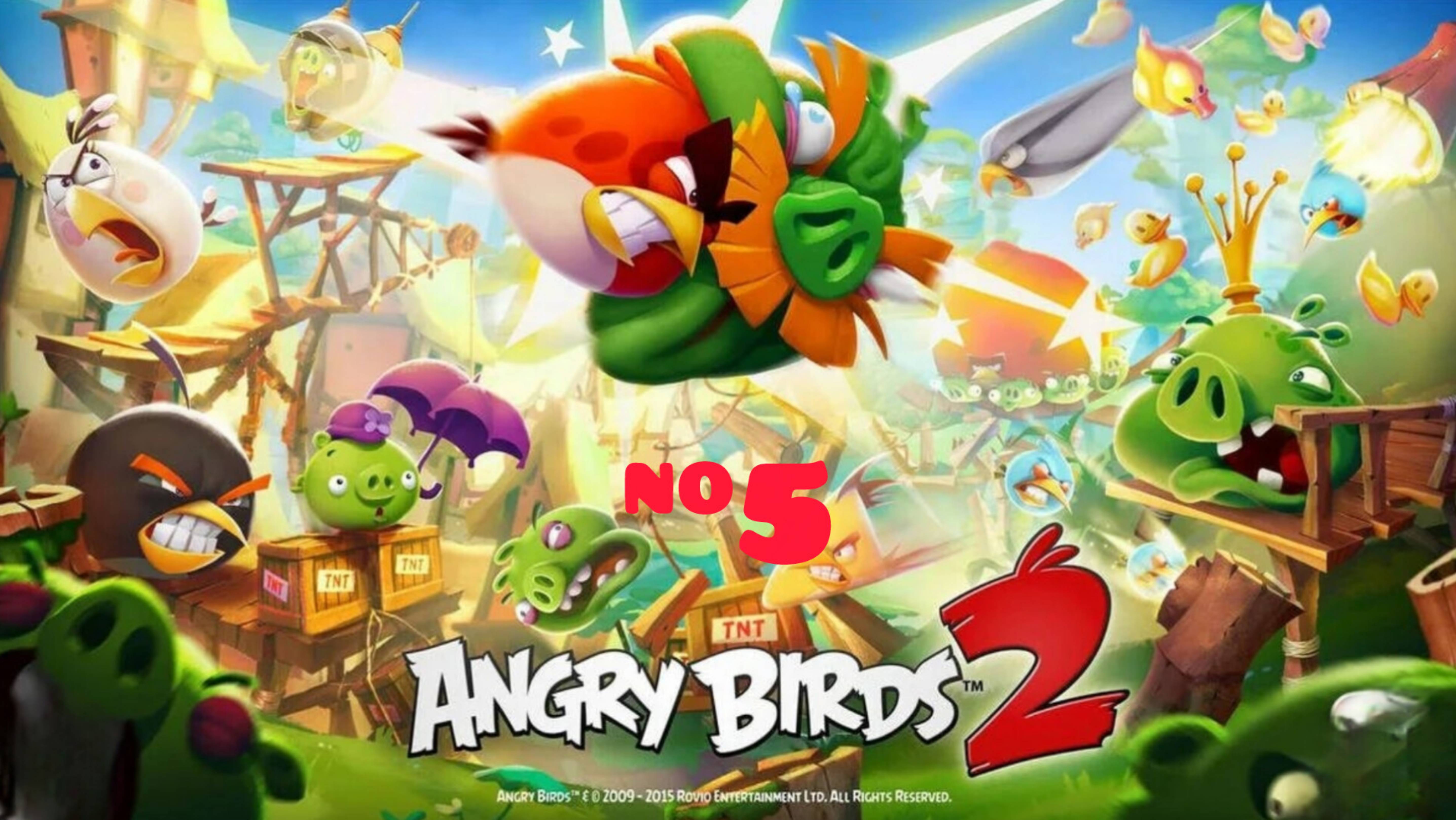 Angry Birds 2 🔥 Энгри бердс 2 🤘 Злые птицы👋 лучшая игра 👍 игры для детей💪атака на свиней😎#5 смотреть онлайн