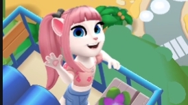 Моя говорящая Анжела 2 машет 👋