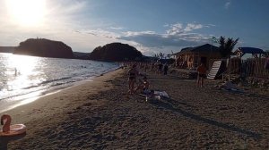 Вечер,  Андреевка, пляж Океана