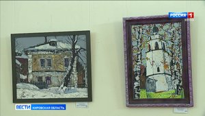 В библиотеке Грина представили выставку работ Сергея Перминова «Возрождение»