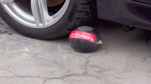 Давим Огромный Шарик С КОКА КОЛА 🎈🥤❤️! ASMR | Машина давит предметы колесом! Эксперименты