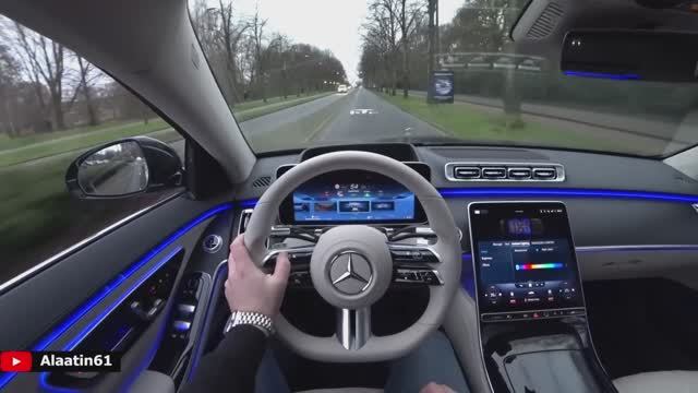 Mercedes S500L W223 [6 цилиндров 3.0 л. 435 л.с.] POV TEST DRIVE