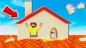 🔥НЕ ЗАБРАЛСЯ НАВЕРХ - СГОРЕЛ В ЛАВЕ! ПОЛ ЭТО ЛАВА В РОБЛОКСЕ