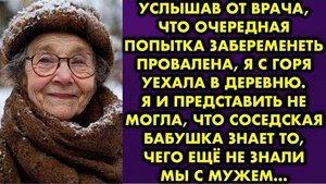 Услышав от врача, что очередная попытка забеременеть провалена, я с горя уехала в деревню. Я и...