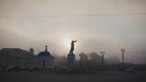 Катаюсь на велосипеде в тумане c заездом на набережную. Silent Tomsk 2