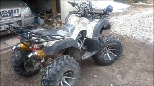 Обзор квадроцикла ATV Zongshen 250cc (bs250-4, большой бык, квадротанк).