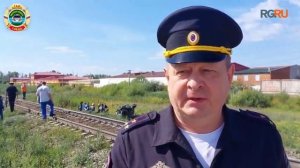 Под Благовещенском при столкновении машины с поездом погиб человек