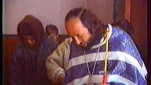 служба в церкви Поспелиха 1993г