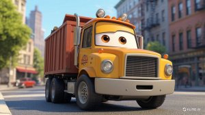 Детский мультик про грузовичок| песенка для детей |грузовичок.