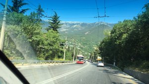На автомобиле от Ялты до Алушты. Отдых в Крыму. На машине по  Царской дороги - Романовской