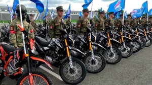 Рекордное количество внедорожных мотоциклов передали бойцам "Единая Россия" и «Ветераны СВО и КТО».