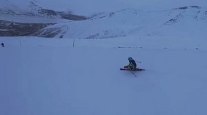 Кировск, Хибины горы. Таисия Максакова. горнолыжный спорт.