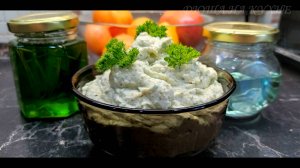 Закуска за 10 минут. Вкусная намазка паштет на хлеб. Рецепт закуски с плавленым сыром.