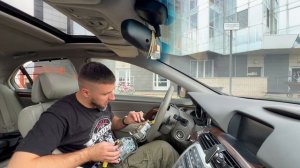 Замена демонтаж руля Хонда Легенд