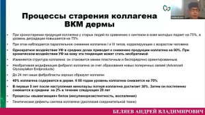 Процессы старения коллагена