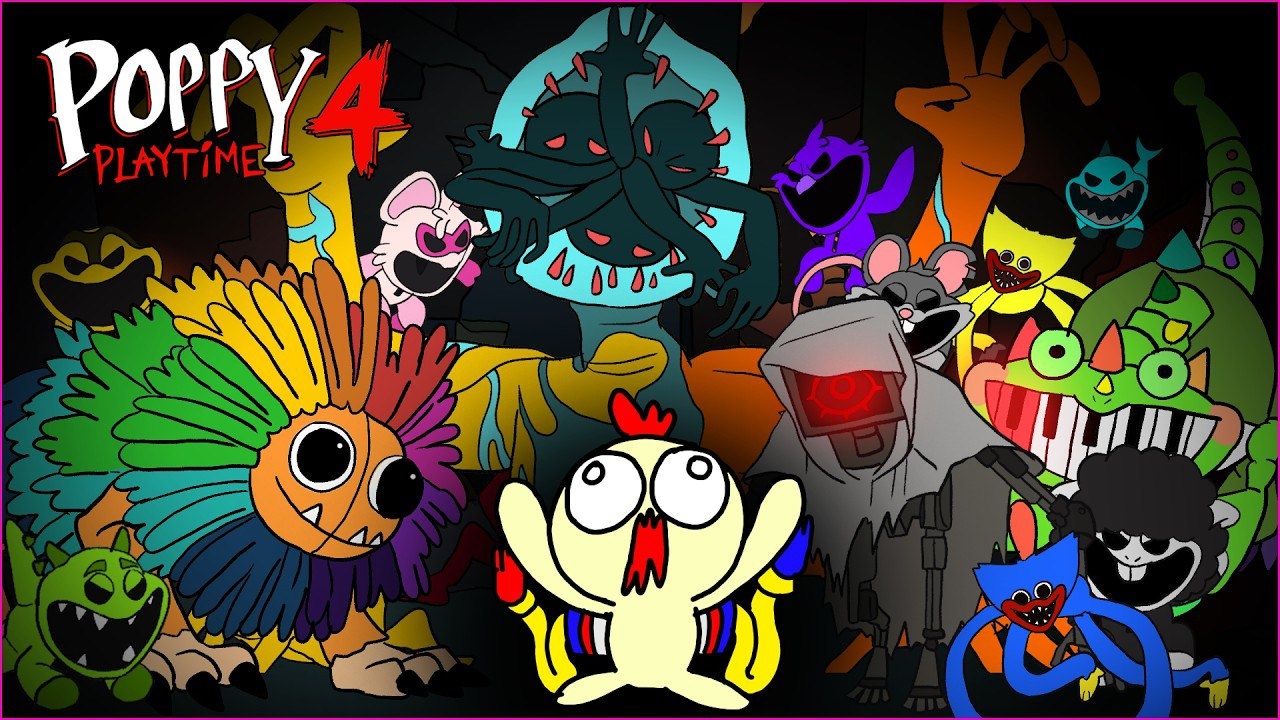 ПОППИ ПЛЕЙТАЙМ! ЧАСТЬ 4 | Poppy playtime 4 мультики роблокс | Робуксы по ссылке в описании к видео! смотреть онлайн