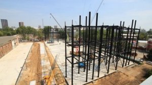 Строительство киносъемочного павильона на площадке кинопарка ВНИИ МЕТМАШ