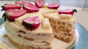 САМЫЙ ВКУСНЫЙ ТОРТ БЕЗ ВЫПЕЧКИ С ЛИМОННЫМ ВКУСОМ