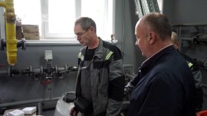 Глава Егорьевска и городской прокурор посетили котельную в деревне Чёлохово