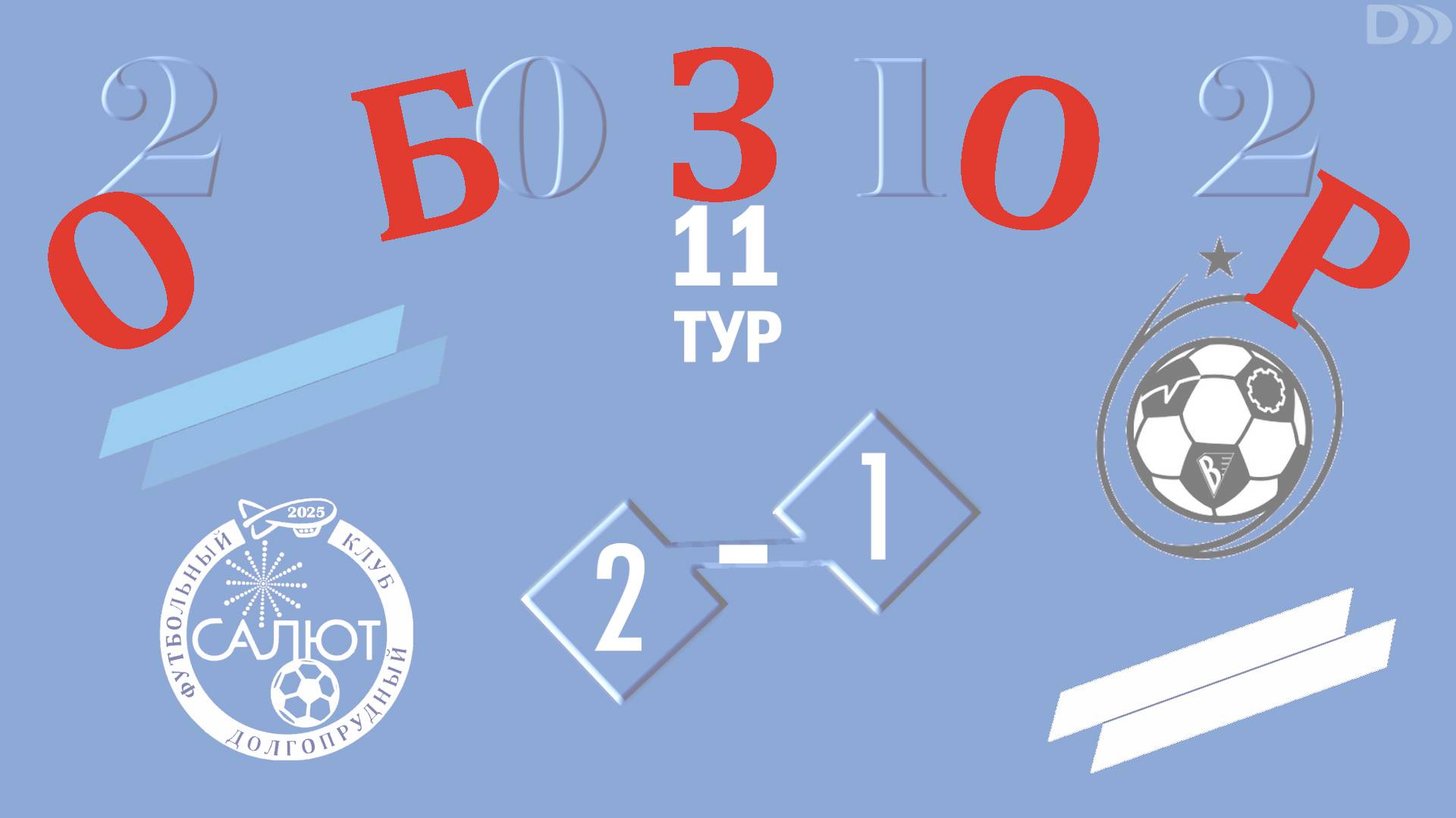 Обзор игры ФСК Салют 2012  2-1  СШ ЦФ-2 (Королев)