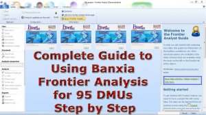 Complete Guide to Using Banxia Frontier Analysis for 95 DMUs Step by Step