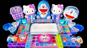 Слайм АСМР Дораэмон💖 Распаковка слаймов 💖 Микс крутых слаймов