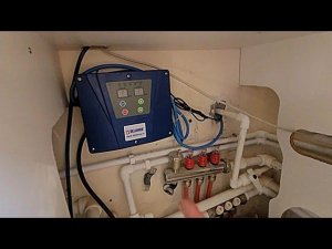 Врезаем скважину в существующий водопровод .Когда абсолютно нет места для автоматики.#буровоедело