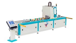 Yilmaz AIM 4310 - Автоматизированный 3-х осевой центр для фрезерования алюминиевых профилей