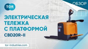Электрическая тележка с платформой CBD20R-II